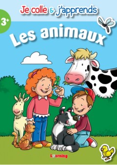 سلسلة ألصق وأتعلم ؛ الحيوانات - فرنسي