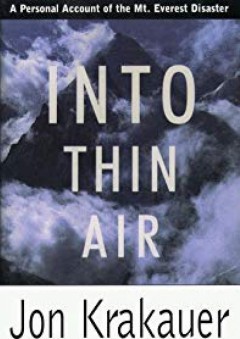 Into Thin Air: A Personal Account of the Mount Everest Disaster (G K Hall Large Print Book Series) - Jon Krakauer
