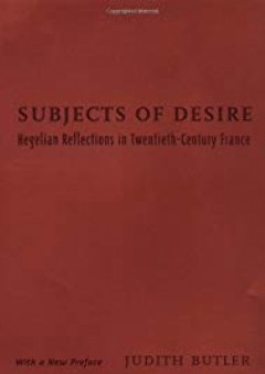 Subjects of Desire - Judith Butler