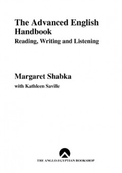The Advanced English Handbook Reading, Wiriting And Listening - مارجريت شبكة