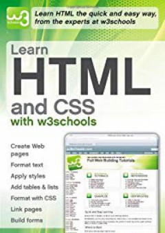 Learn HTML and CSS with w3Schools
